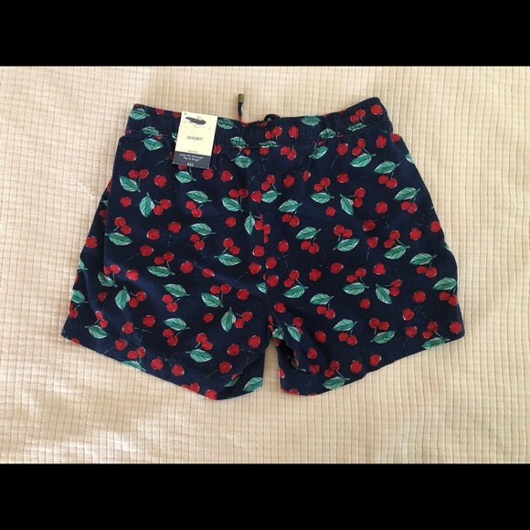 2/$14 ❤️ St. John’s Bay Linen Rayon Blend Cherry Pattern Shorts Sz S - Picture 6 of 6